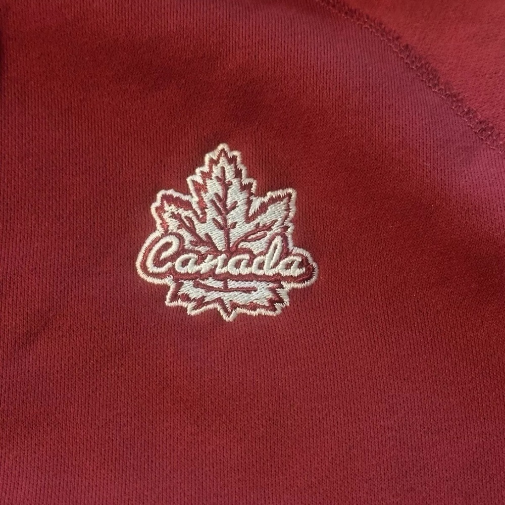 Kalson True North Strong & Free Red Canada Hoodie Adult Women’s Small Full-Zip - Picture 2 of 5